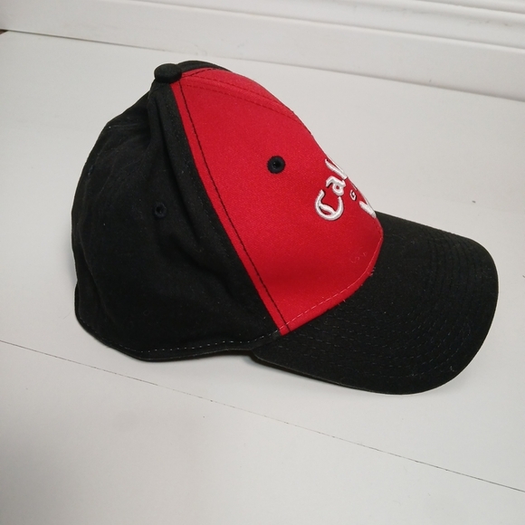 Callaway Golf Red And Black On Size Baseball Cap Hat - Picture 5 of 7